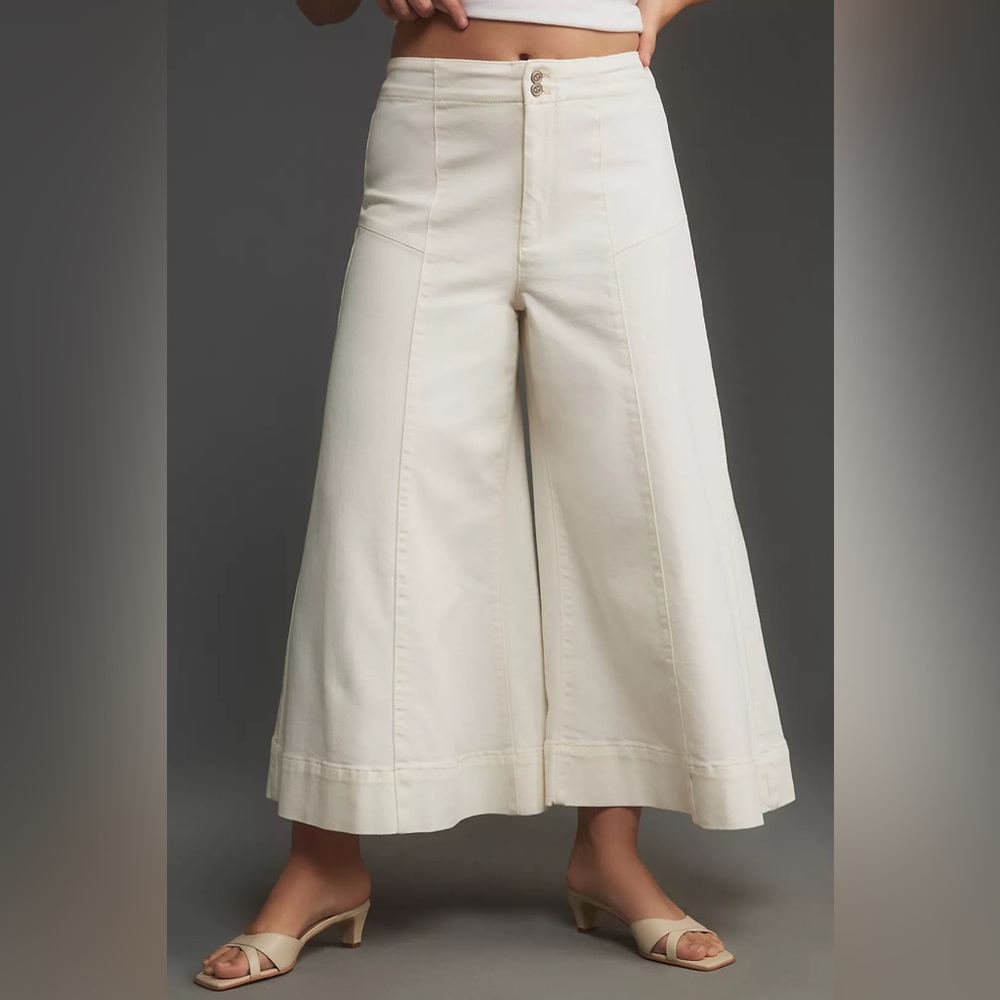 Pilcro Anthropologie The McKinley Regenerative Cotton Corset Wide-Leg - Picture 5 of 15